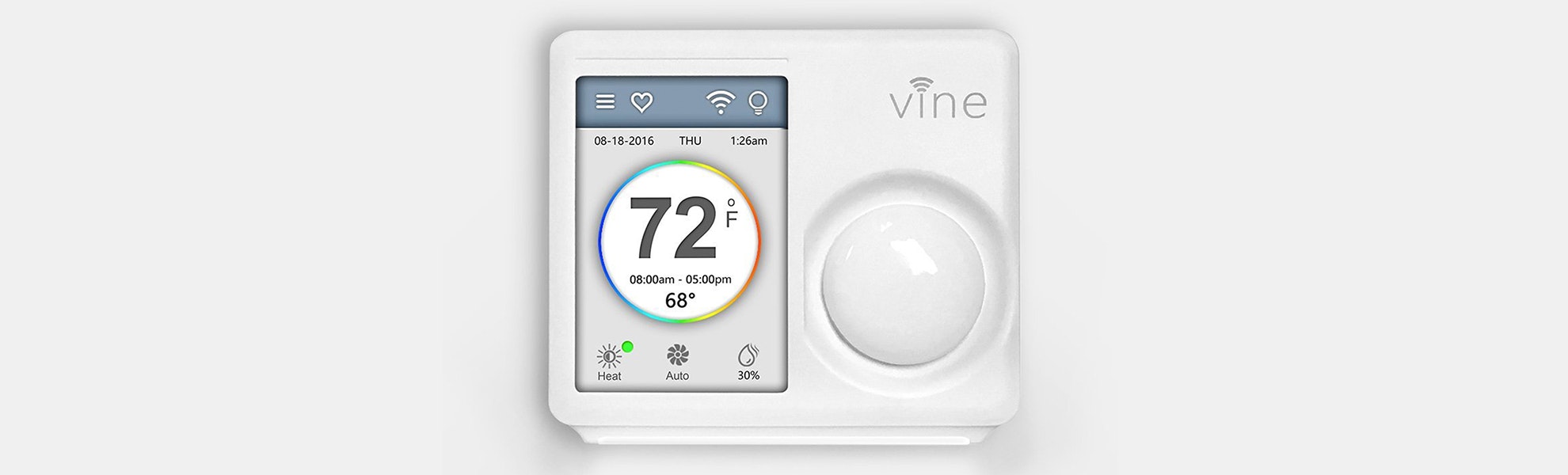 Vine Smart WiFi Thermostat w/TouchScreen Price & Reviews Massdrop