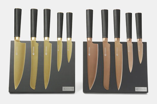 Viners Titan 5-Piece Knife Set With Magnetic Block