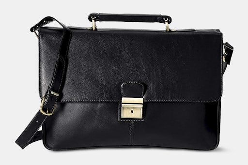 Visconti Leather Briefcase