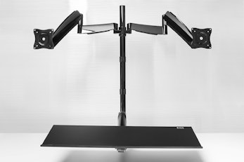 Vivo Dual Monitor Sit-Stand Mount w/Deluxe Tray