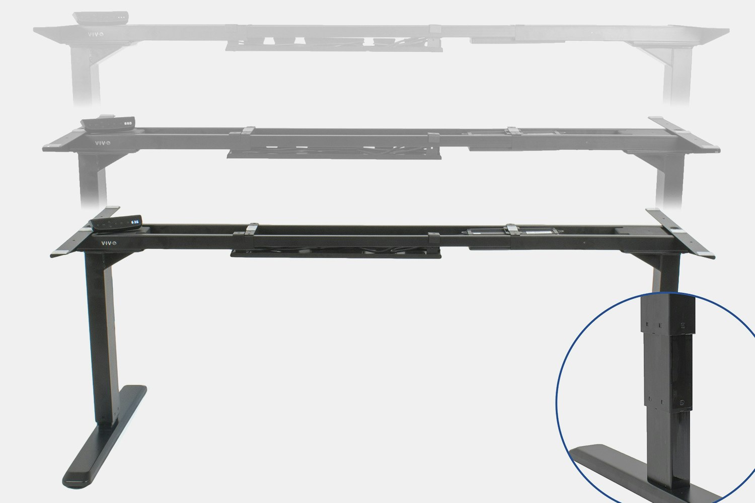 Vivo Electric Sit/Stand-Up Desk Workstations