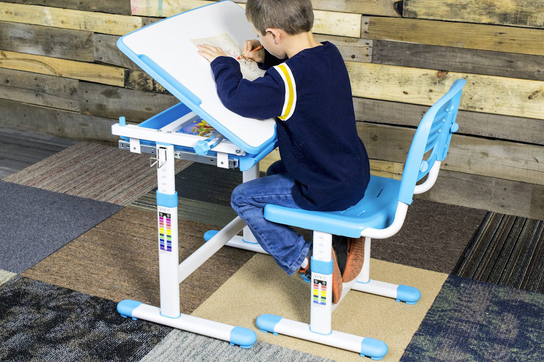 Vivo Height-Adjustable Children's Desk & Chair Sets