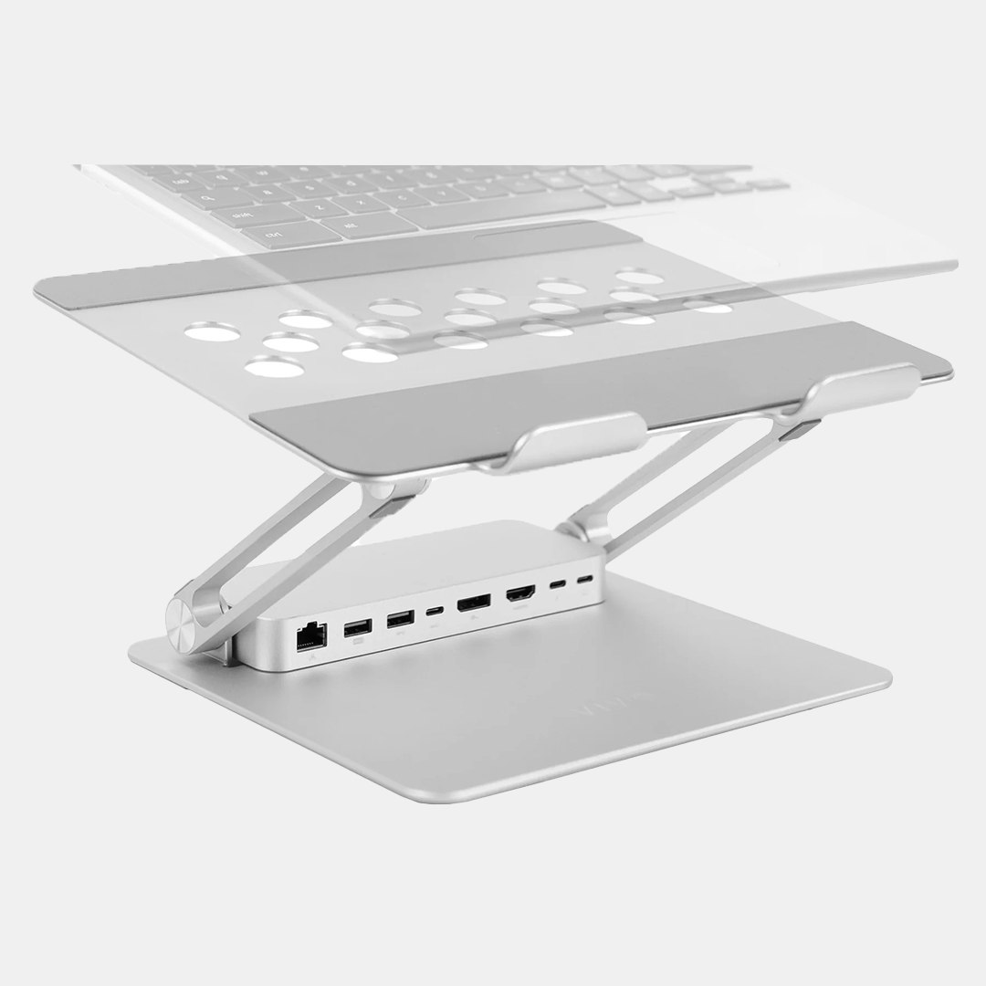 VIVO V000LD Aluminum Laptop Riser and Docking Station | Battlestations ...