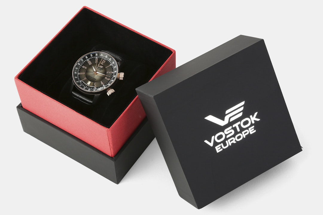 Vostok-Europe GAZ-Limo Dual Time Automatic Watch