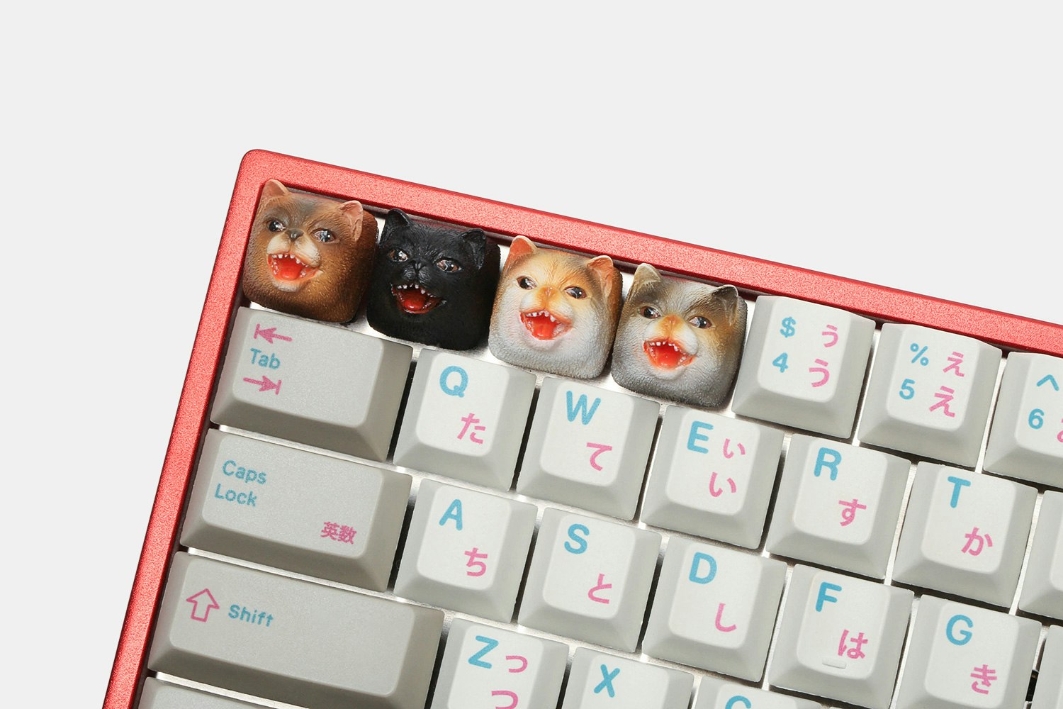 Waffle Key Studio Neko Atsume Artisan Keycaps