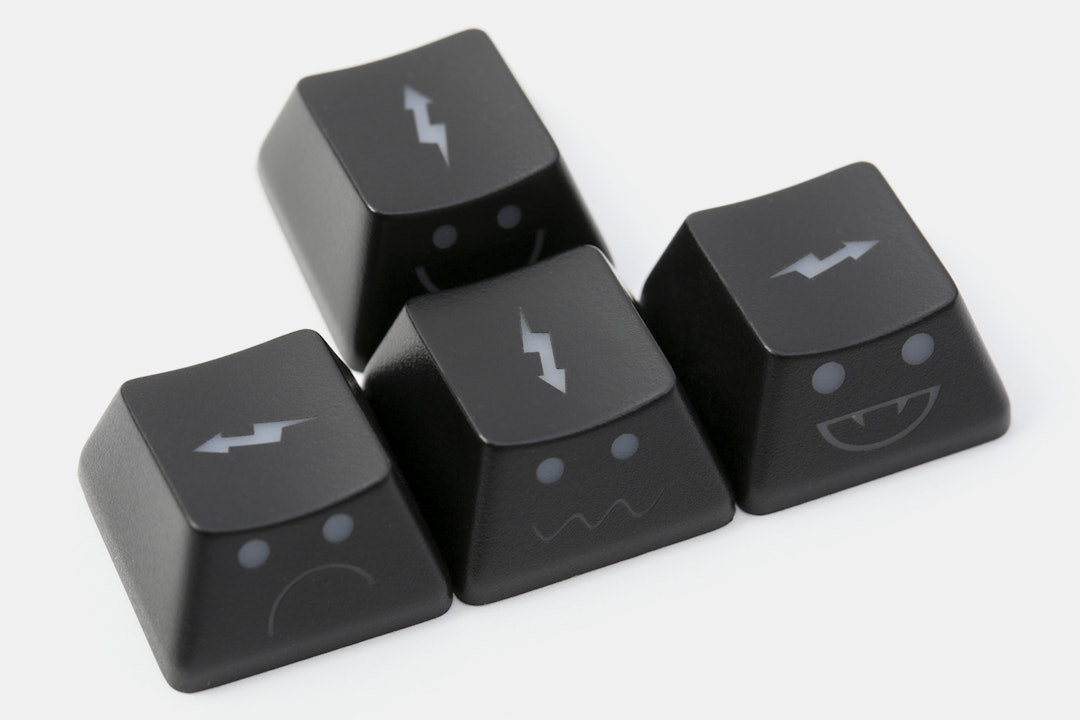 WASD + Arrow Shine-Through Novelty Keycaps