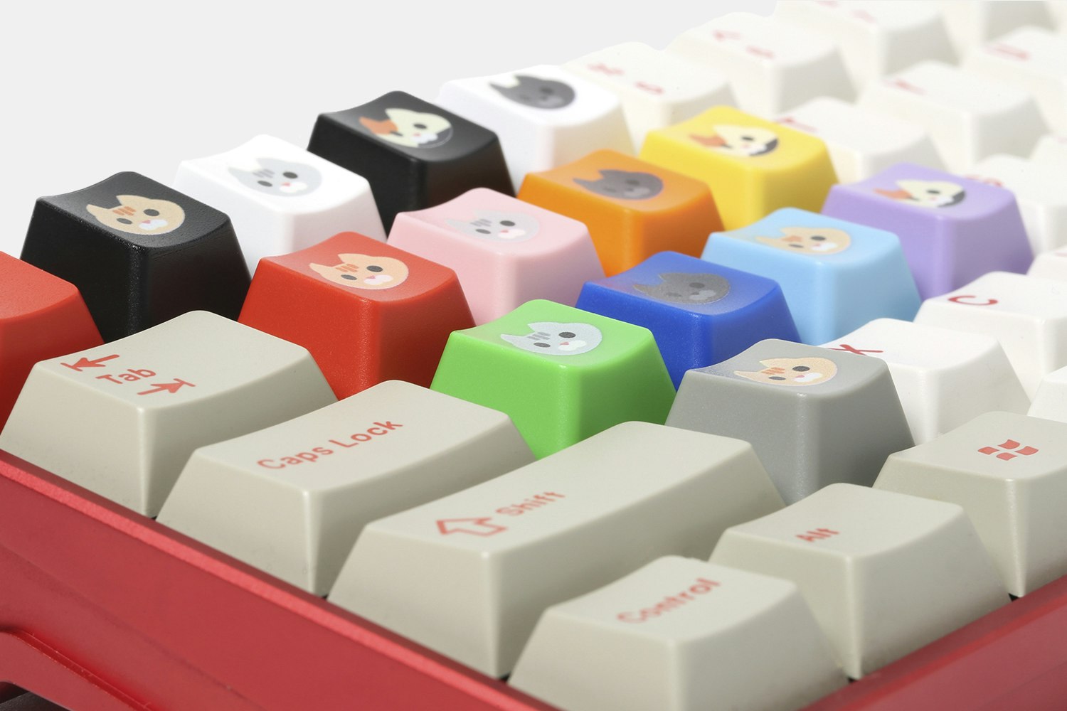 WASD Keyboards Cherry Cat Novelty Keycaps (4-Pack)