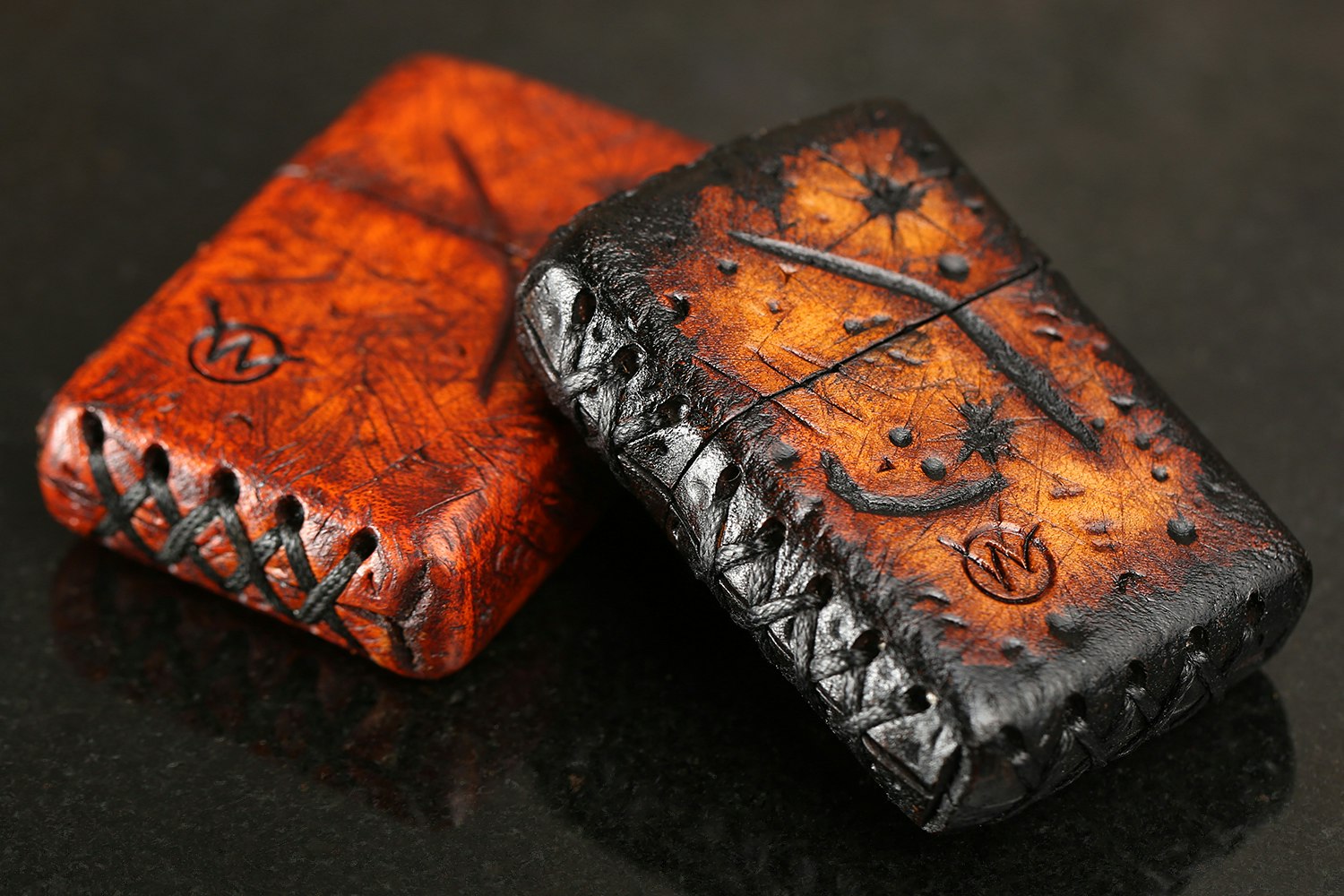 Wasteland Oddities LeatherWrapped Zippo Lighters Lighters