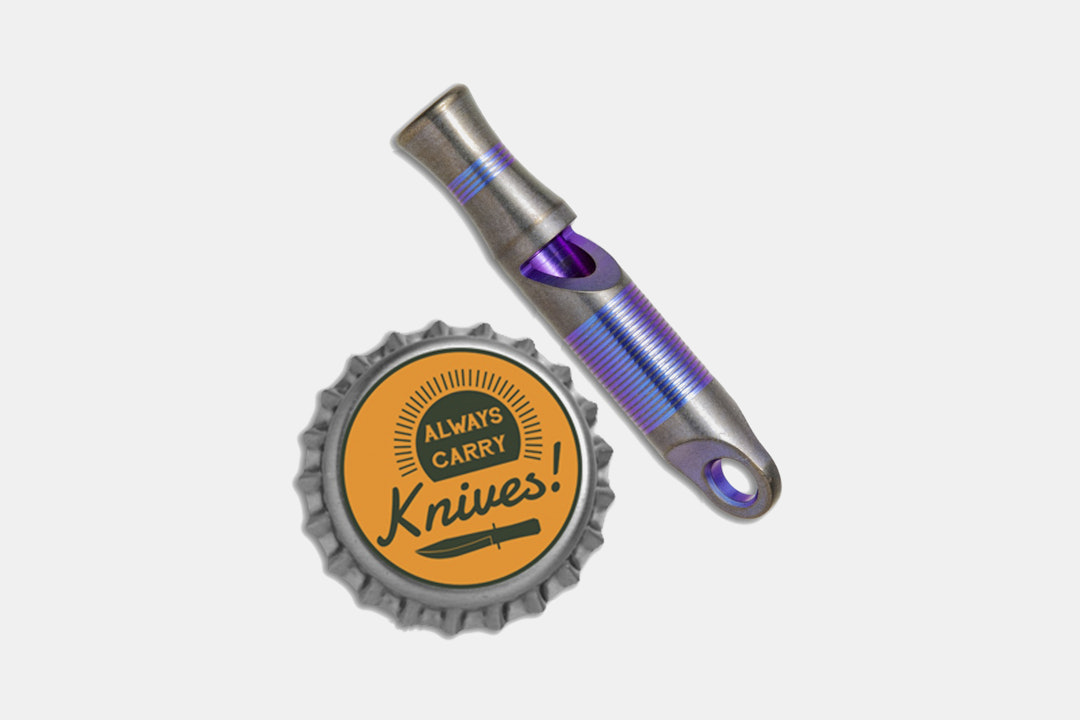 WE Knife Titanium Keychain Whistle