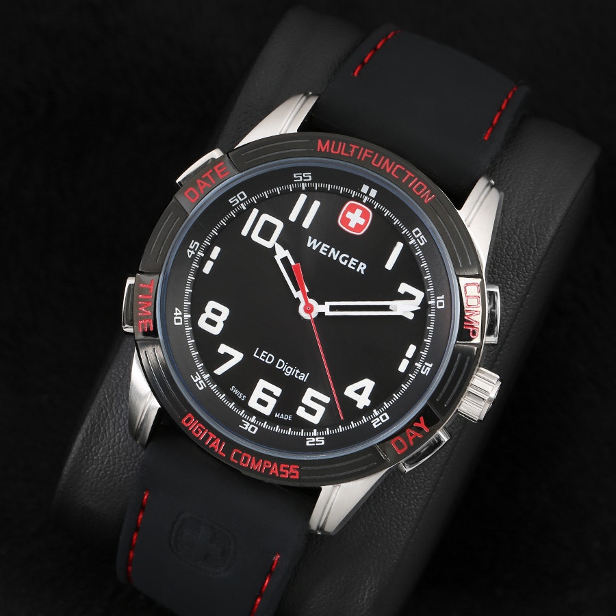 Wenger Nomad Compass Watch | Watches | Quartz Watches | Drop