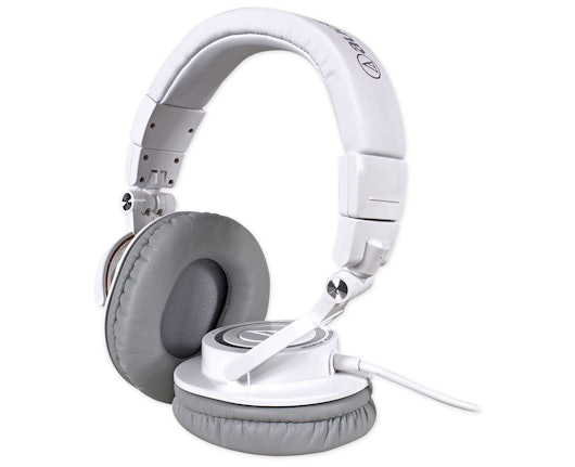 ATH-M50 with Coiled Cable (White)