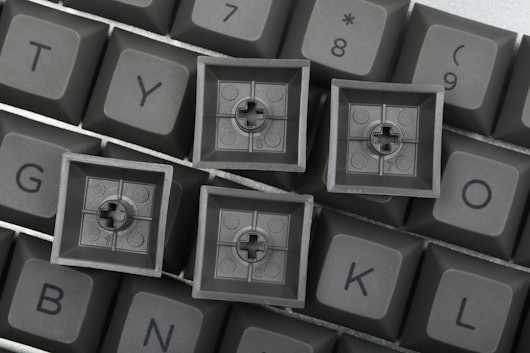 WinMix Retro Gray DSA Dye-Subbed Keycap Set