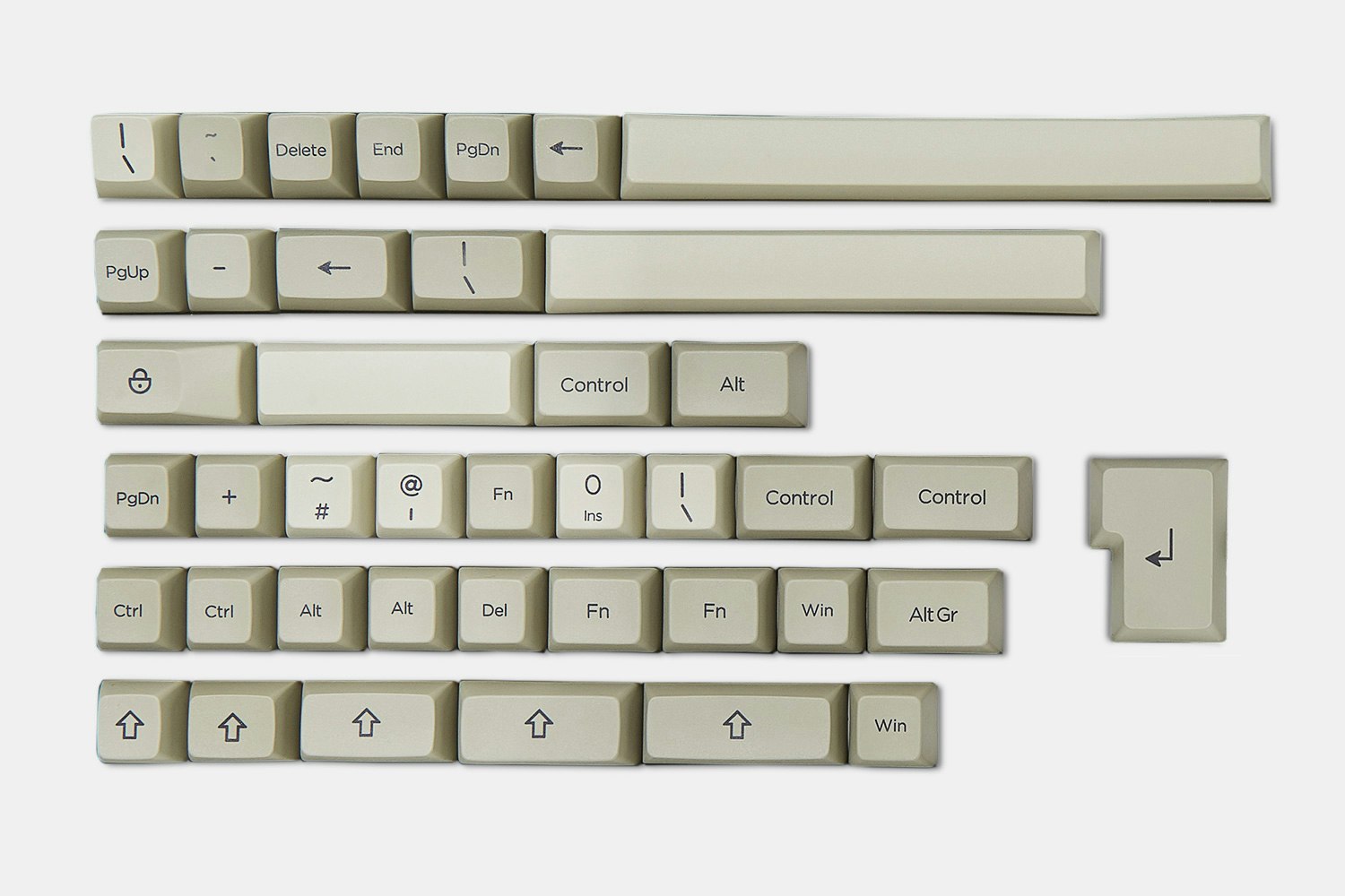 WinMix Retro SA Dye-Subbed Keycap Set