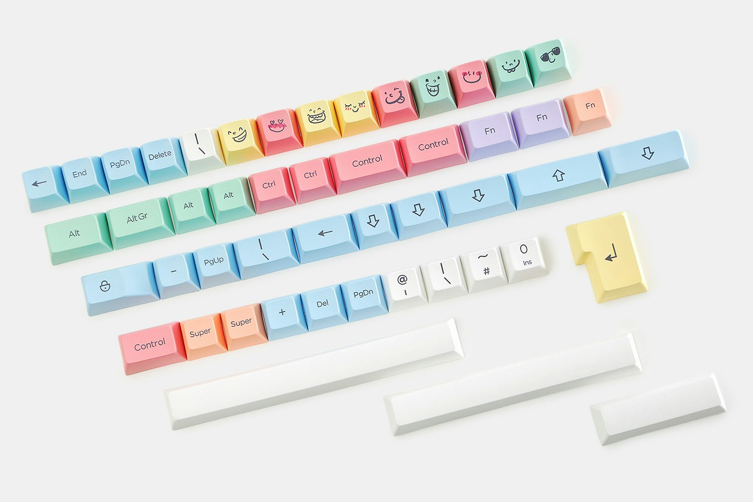 WinMix SA Chalk Dye-Subbed Keycap Set
