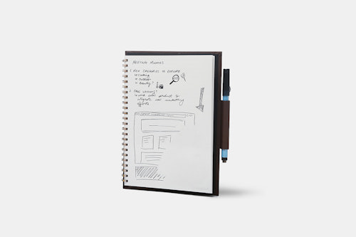 Wipebook Pro Whiteboard Notebook, Paper