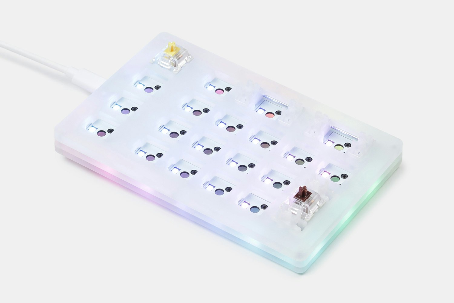Womier K21 Hot-Swappable RGB Acrylic Mechanical Keypad