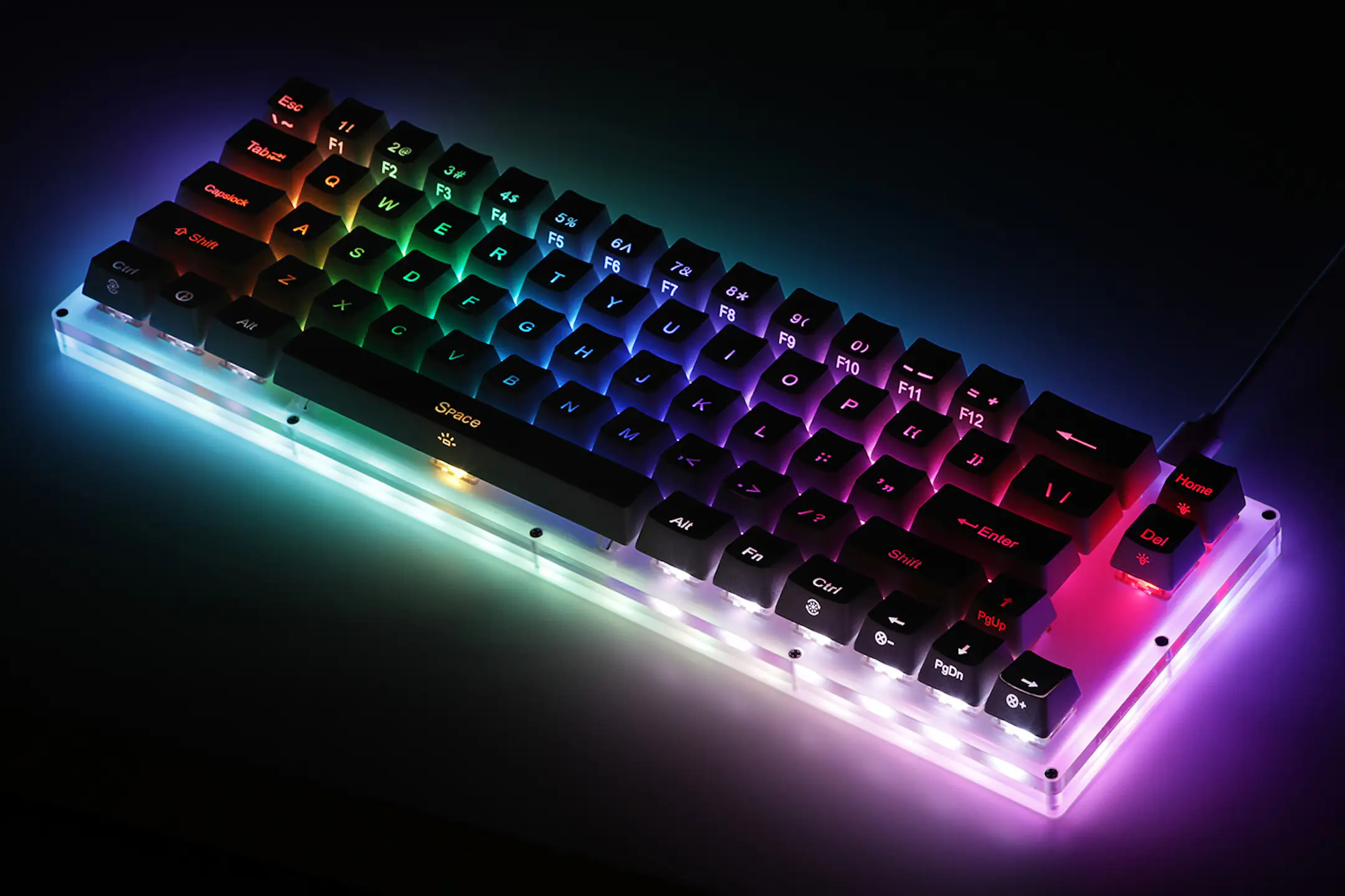 Womier Stacked Acrylic RGB Mechanical Keyboard | Price & Reviews | Drop