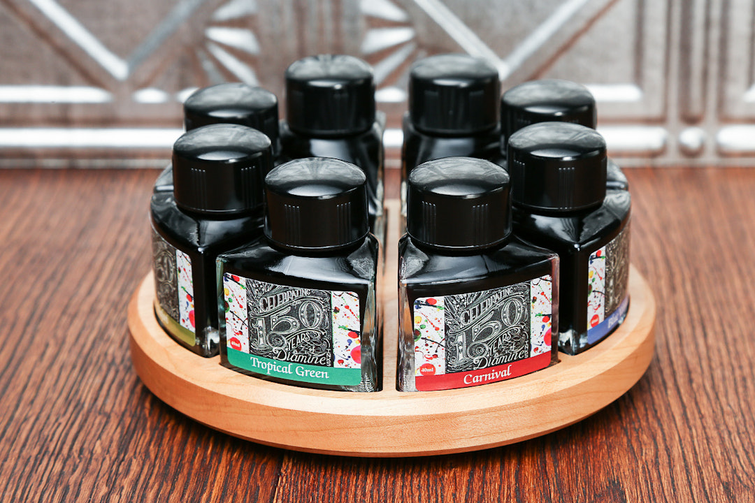 Wood Stand for Diamine 150th Anniversary Inks