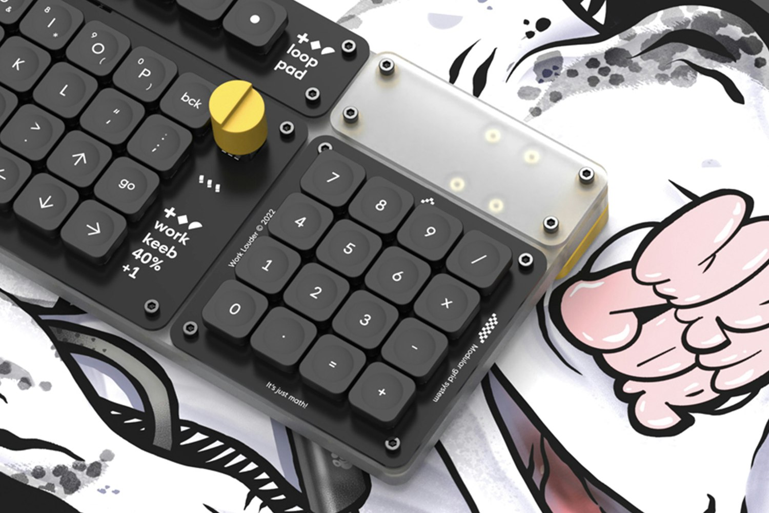 Work Louder Floppy Chameleon Desk Mat