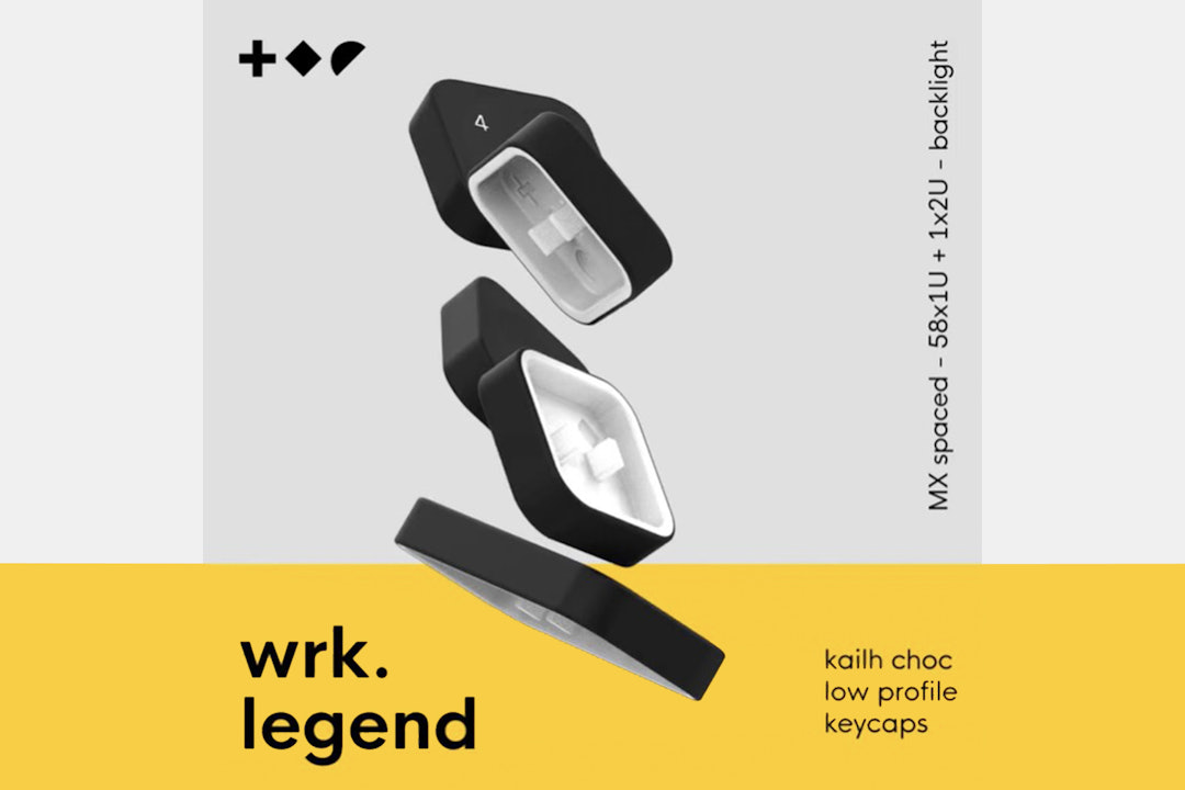 Work Louder Wrk. Legend Keycap Set