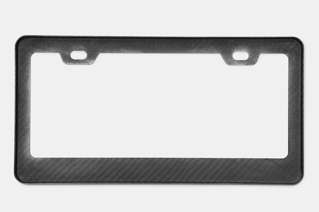 XC Carbon Fiber License Plate Frame