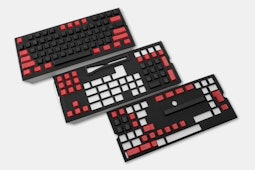 129-Key Top Printed PBTCherry Keycap Set - Red/Black (+ $25)