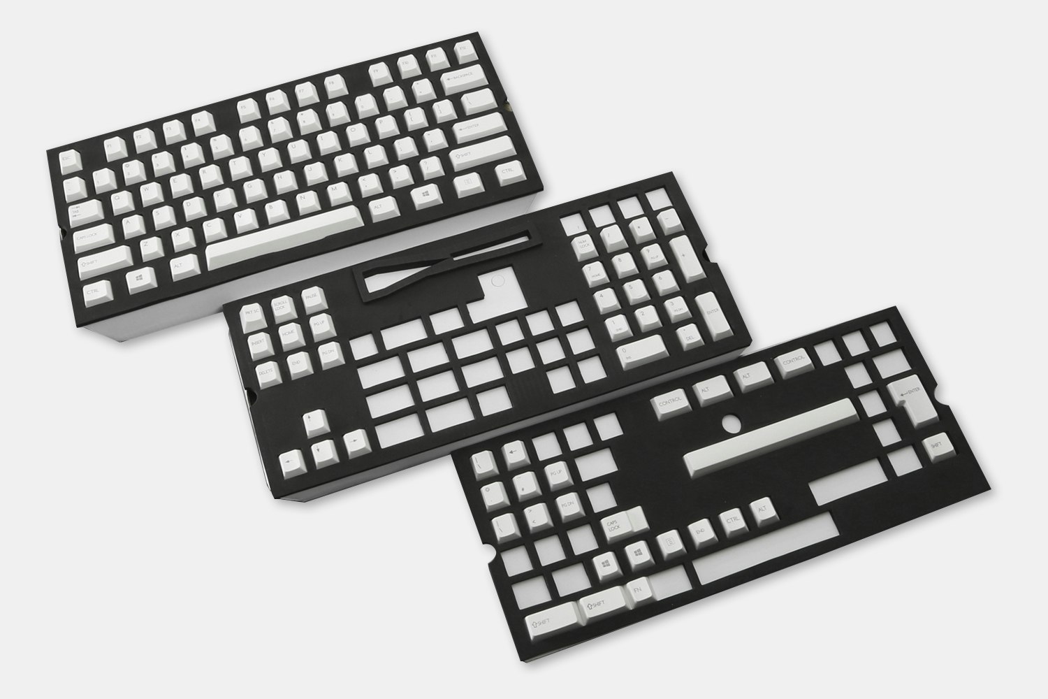 129-Key Top Printed PBTCherry Keycap Set - White (+ $10)