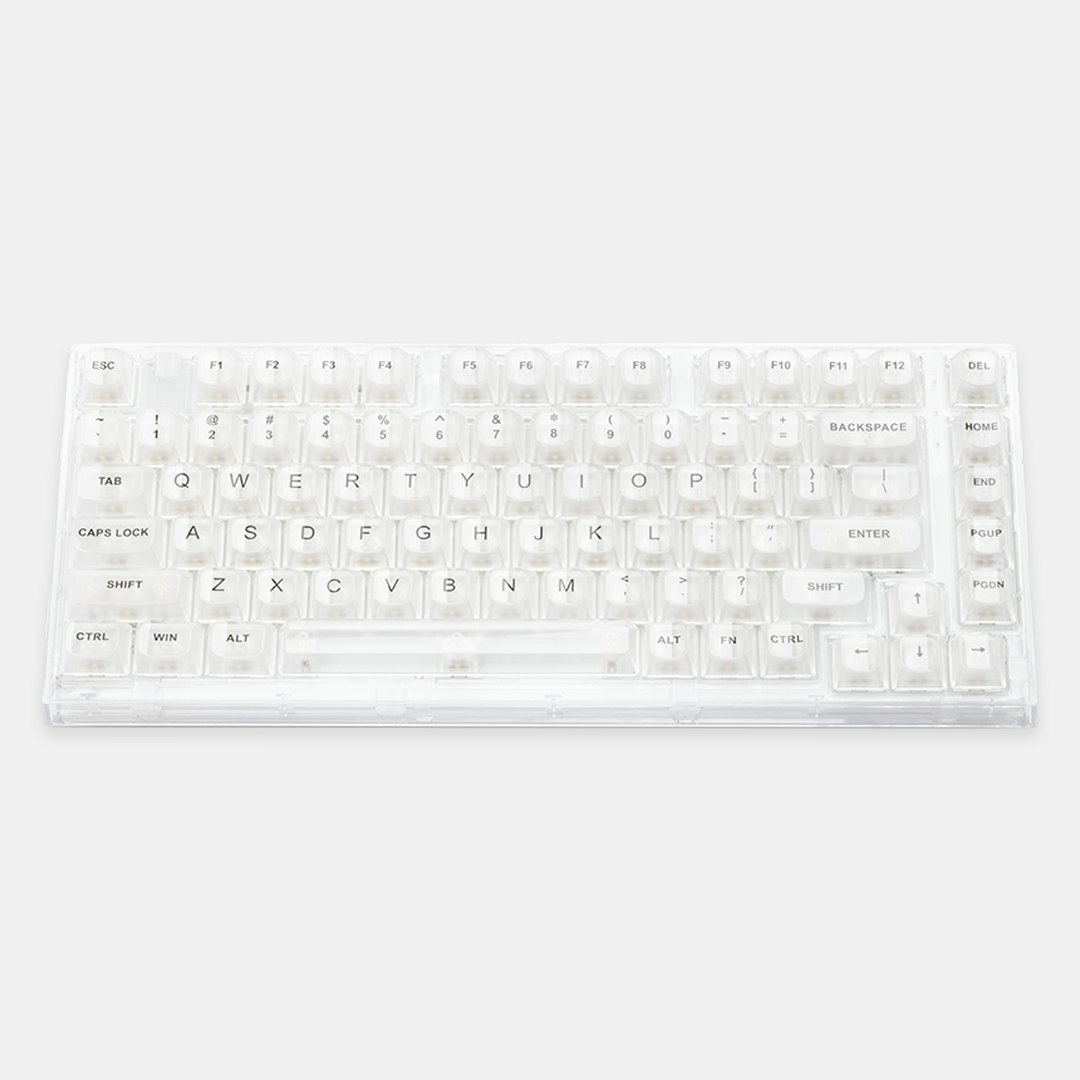 XMKeyboards XM75 Polycarbonate Gasket Keyboard Kit Mechanical