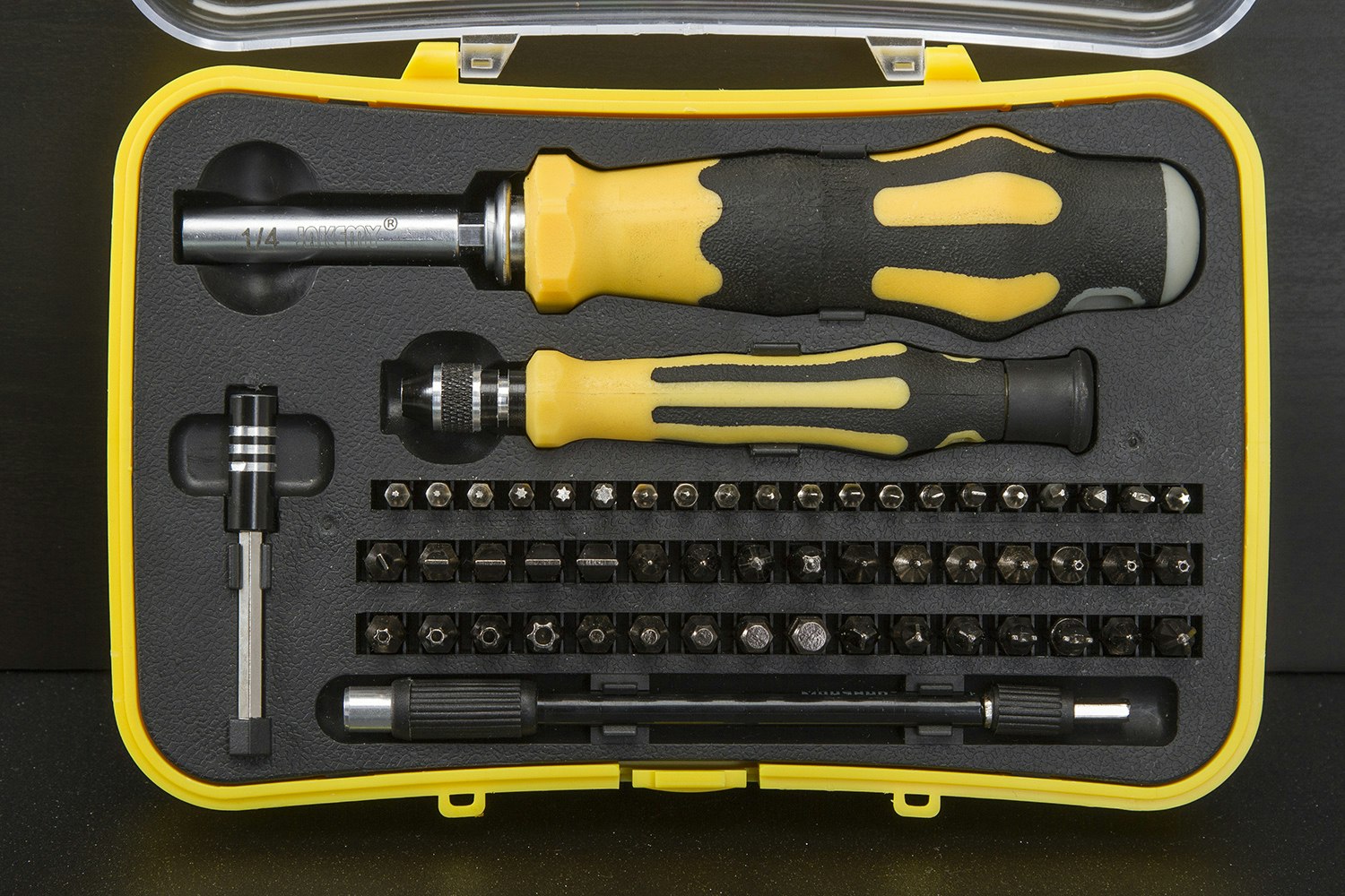 57 Piece Yellow Screwdriver Set Price & Reviews Massdrop