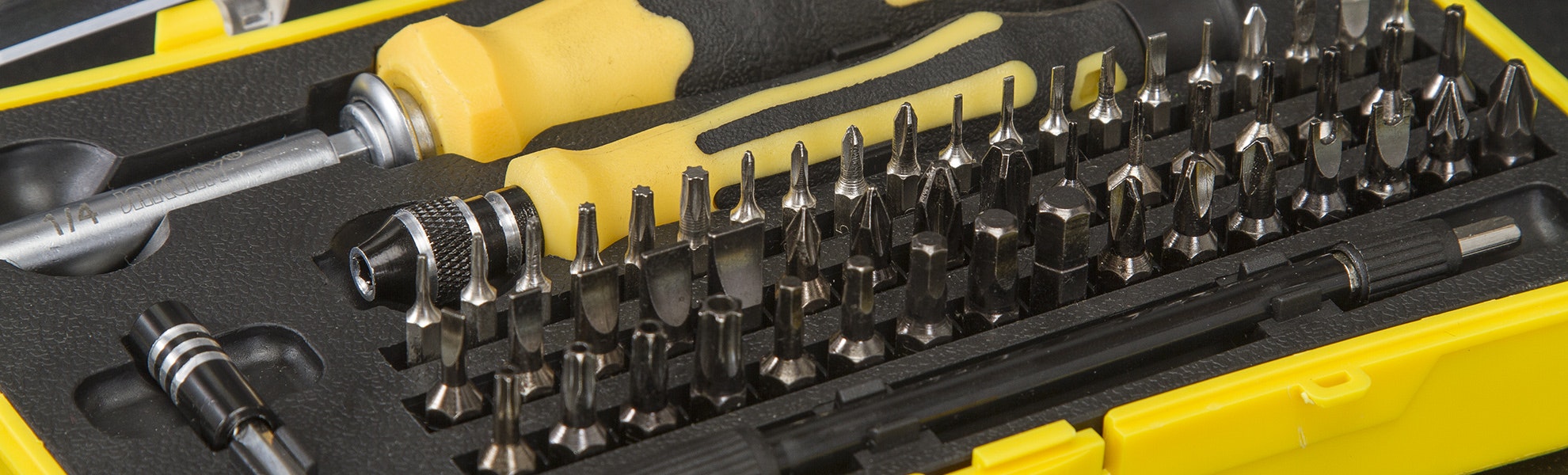57 Piece Yellow Screwdriver Set Price & Reviews Massdrop