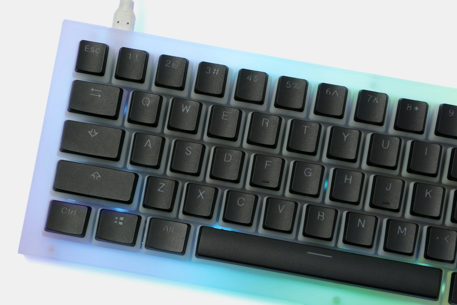 YMDK CNC Acrylic 60% Mechanical Keyboard Kit