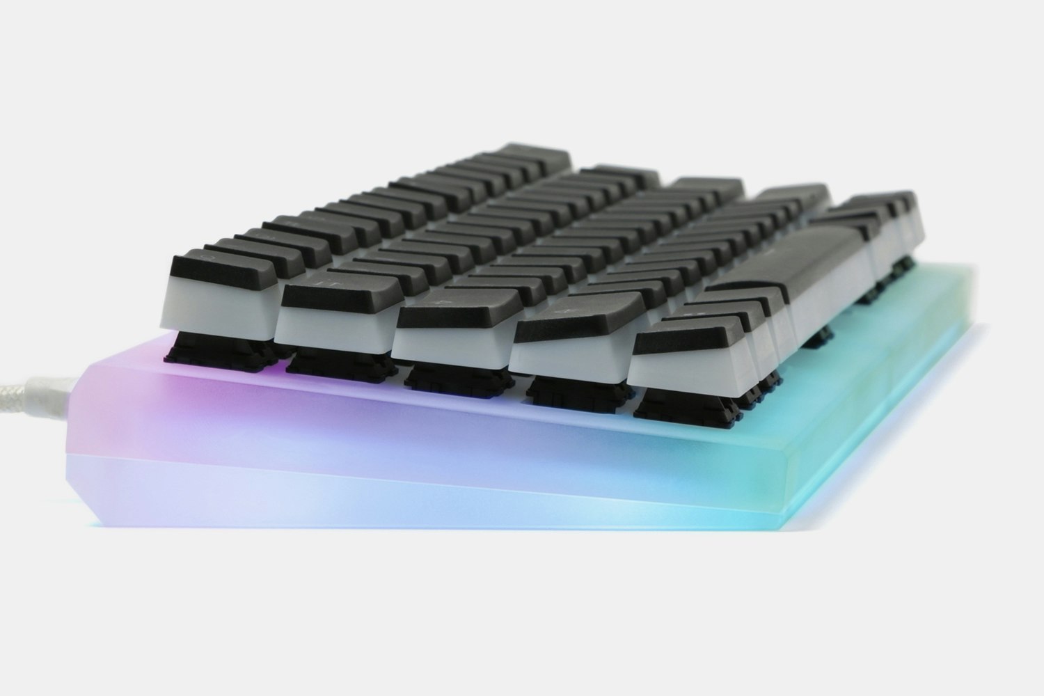 YMDK CNC Acrylic 60% Mechanical Keyboard Kit