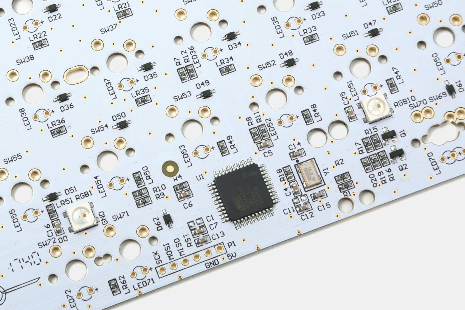 YMDK CNC Acrylic 60% Mechanical Keyboard Kit