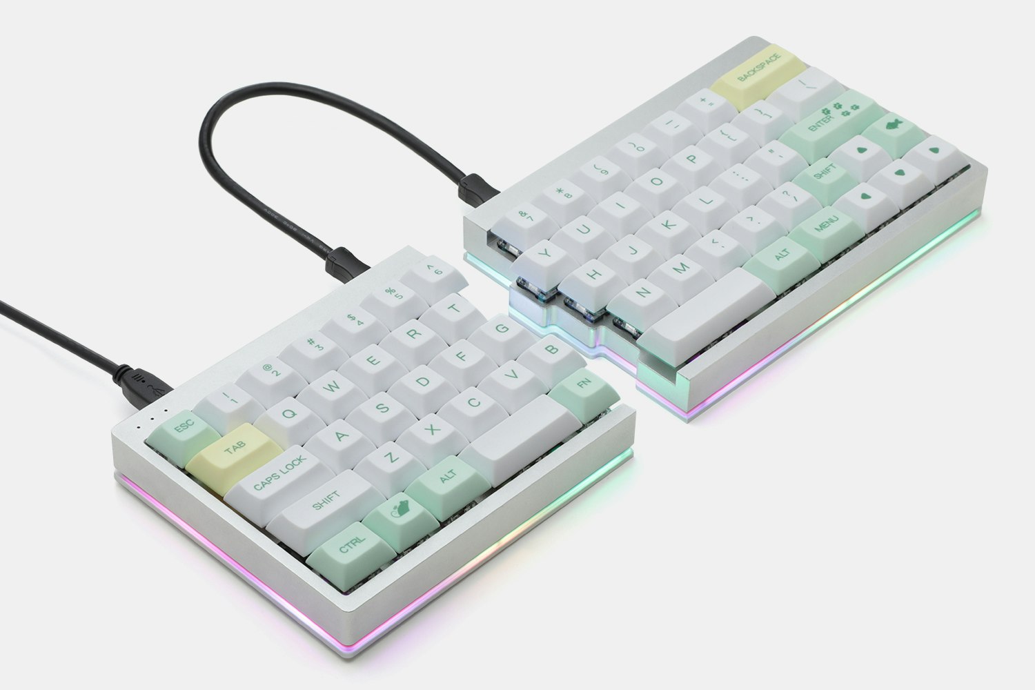 split mechanical keyboard hot swap