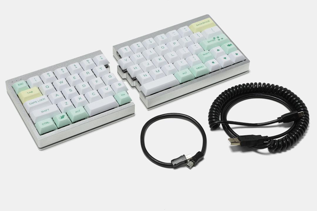 YMDK Split 64 Hot-Swappable Mechanical Keyboard Kit