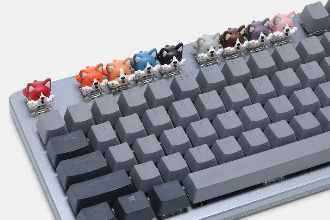 Z Mech Corgi Resin Artisan Keycap | Mechanical Keyboards | Keycaps ...