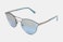 Ermenegildo Zegna Men's Brow Pilot Sunglasses - Matte Anthracite - Mirrored Blue - 60-19-140 MM