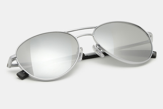 Ermenegildo Zegna Titanium Aviator Sunglasses