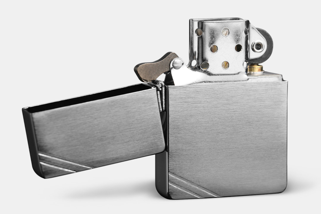 Zippo Lighters: 1935 Replica Brushed Chrome