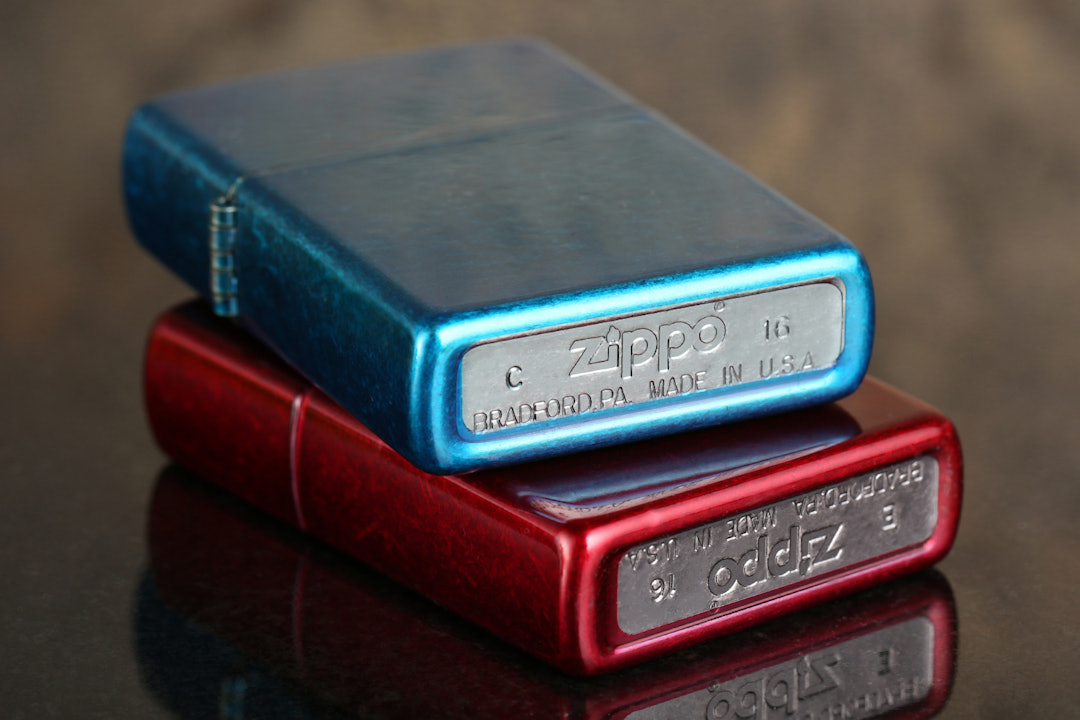 Zippo Lighters: Antique Finish Gloss