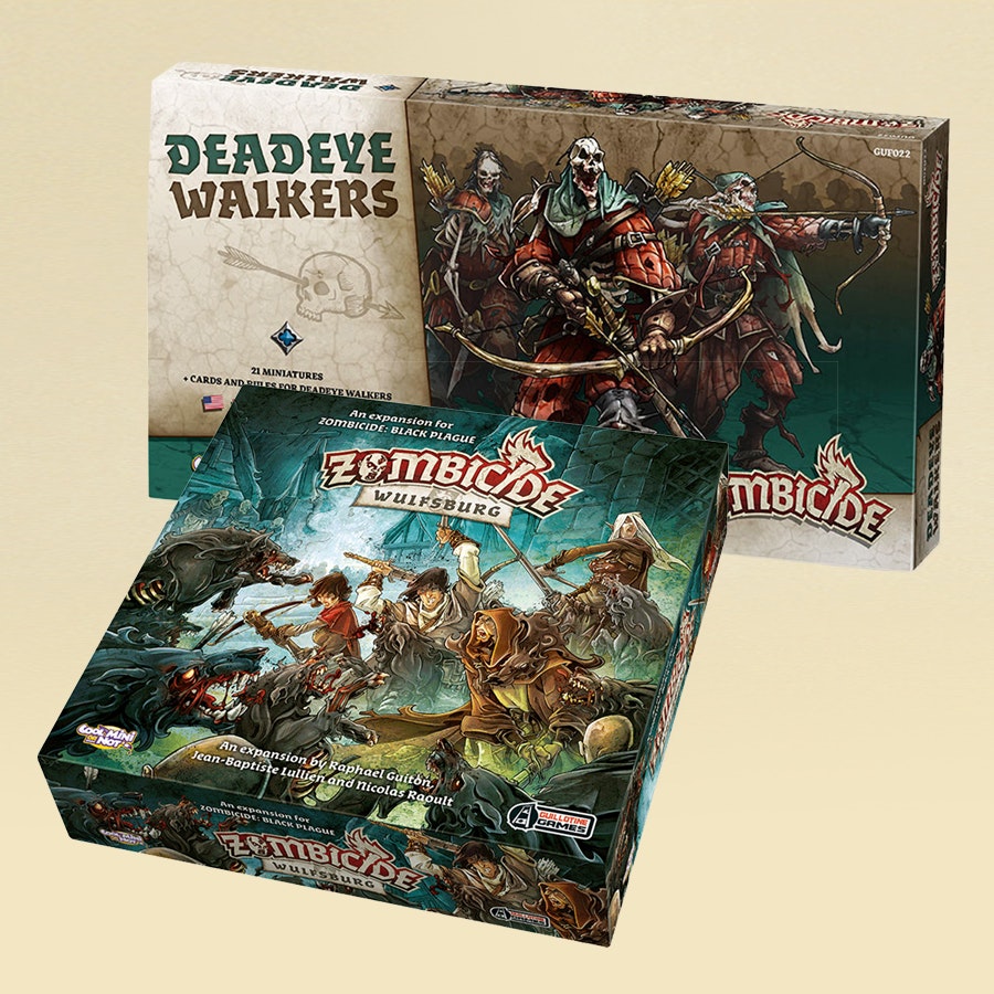 Zombicide Black Plague: Wulfsburg & Deadeye Walkers | Board Games 
