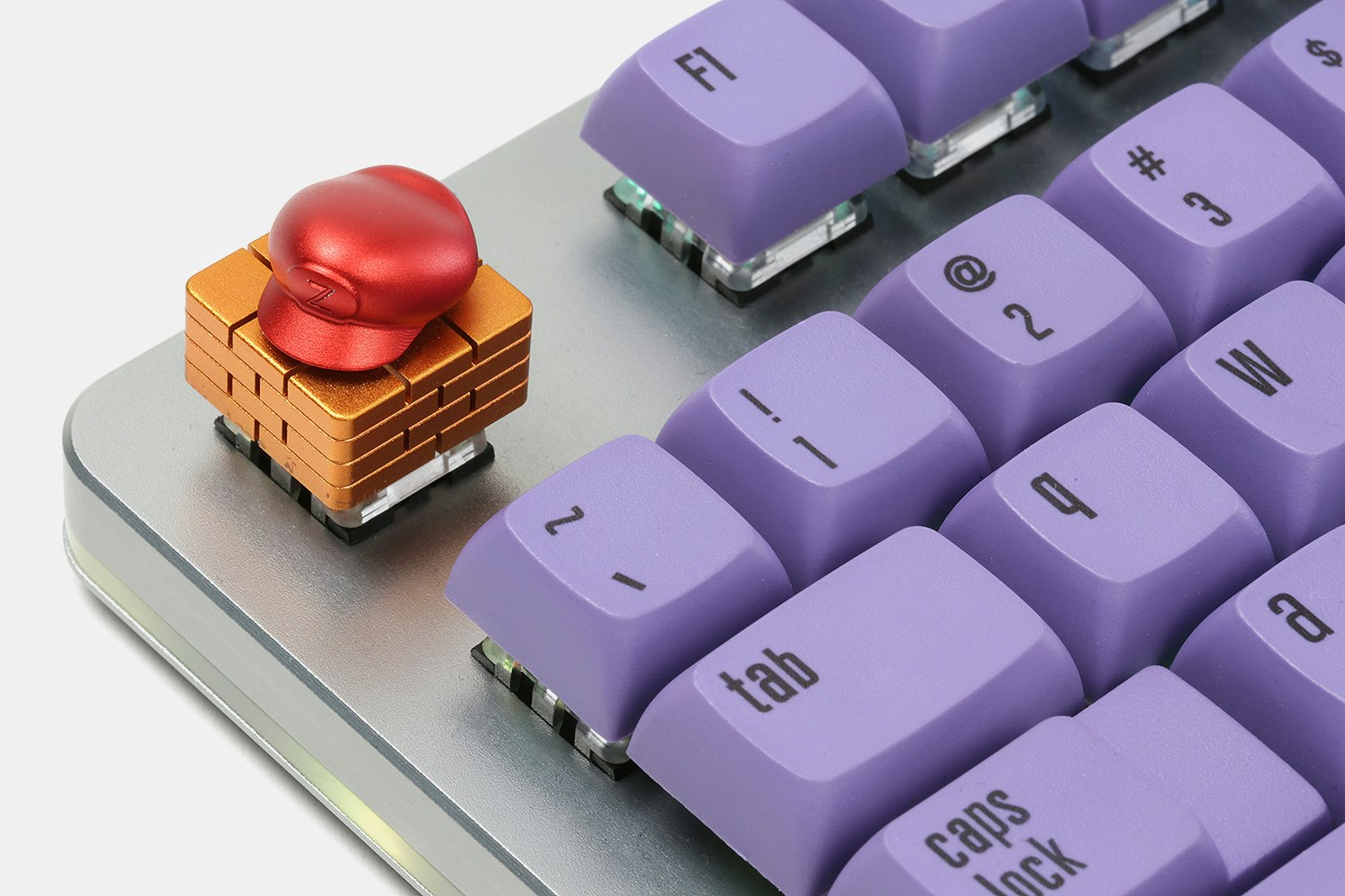 ZOMO Aluminum Brick & Spinning Hat Artisan Keycap