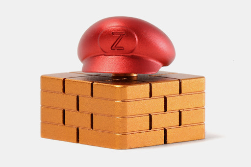 ZOMO Aluminum Brick & Spinning Hat Artisan Keycap