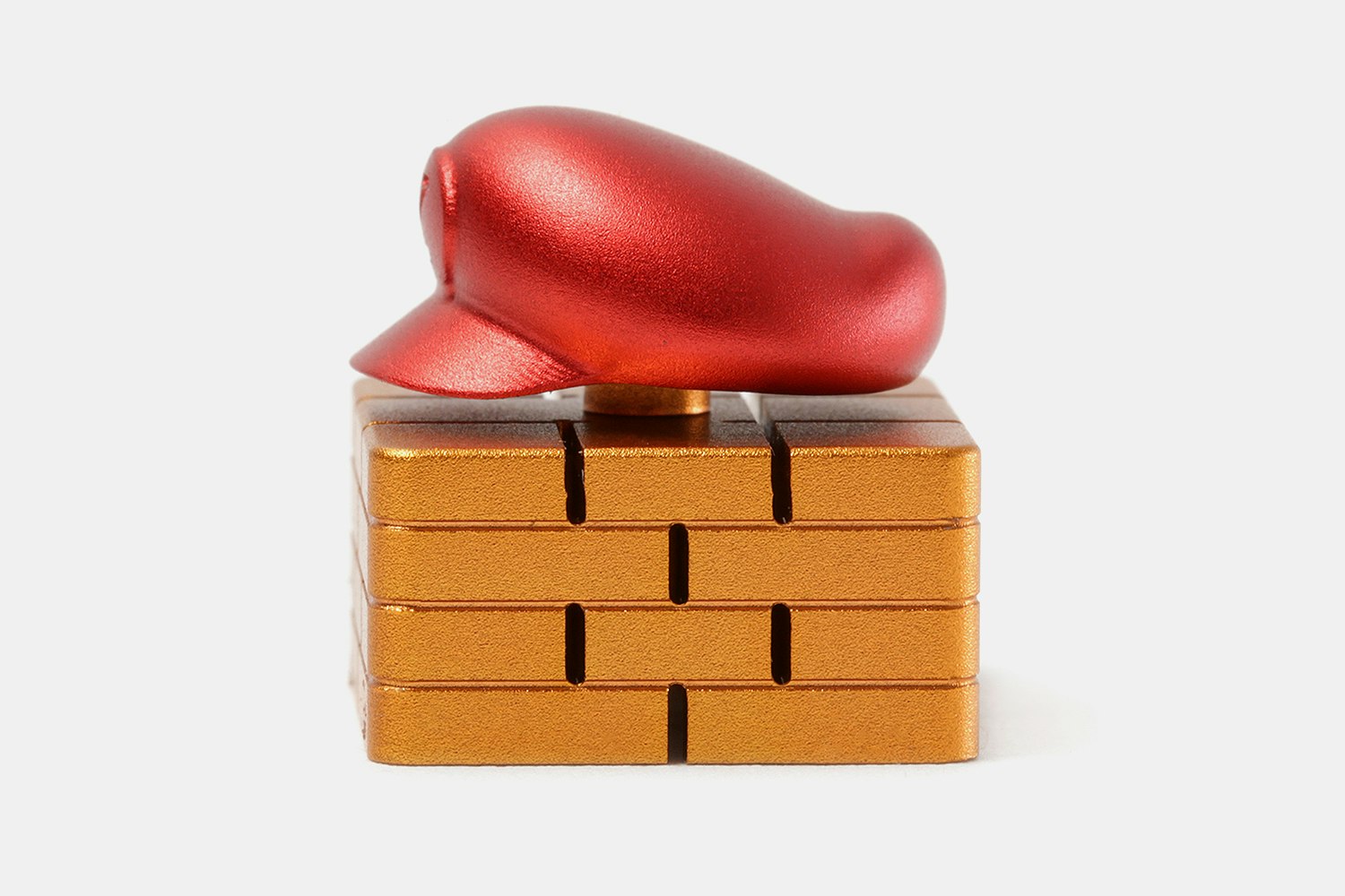 ZOMO Aluminum Brick & Spinning Hat Artisan Keycap