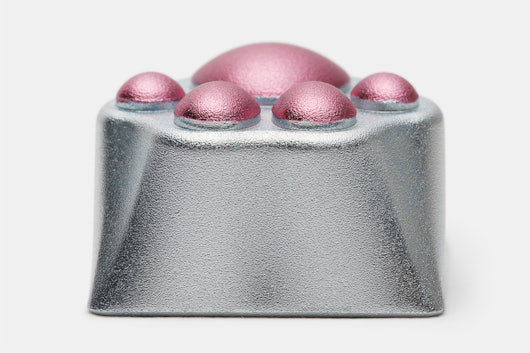 ZOMO Anodized CNC Aluminum Kitty Paw Artisan Keycap