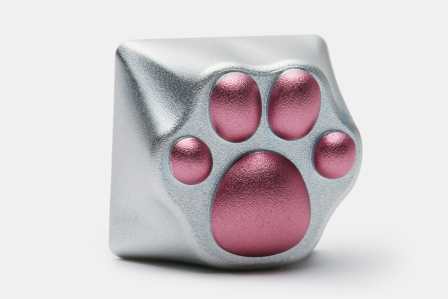 ZOMO Anodized CNC Aluminum Kitty Paw Artisan Keycap