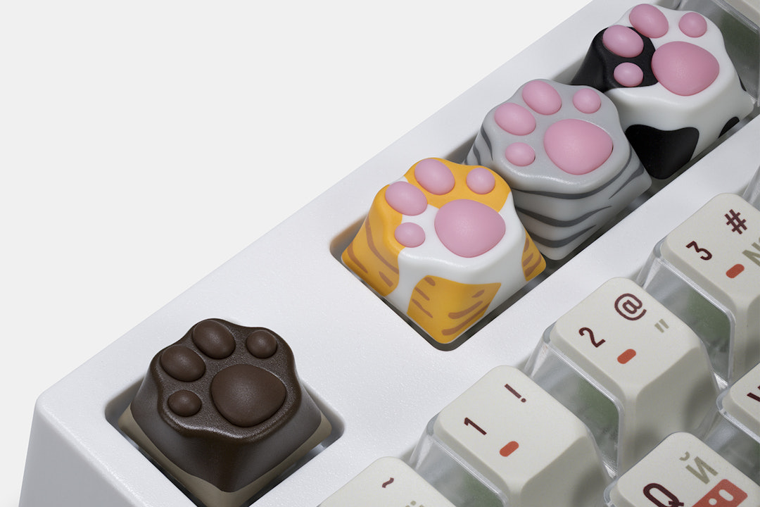 ZOMO Kitty Paw Artisan Keycap Bundle