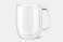 Latte Glass Mug  (15oz 2-Piece Set) (+ $10)