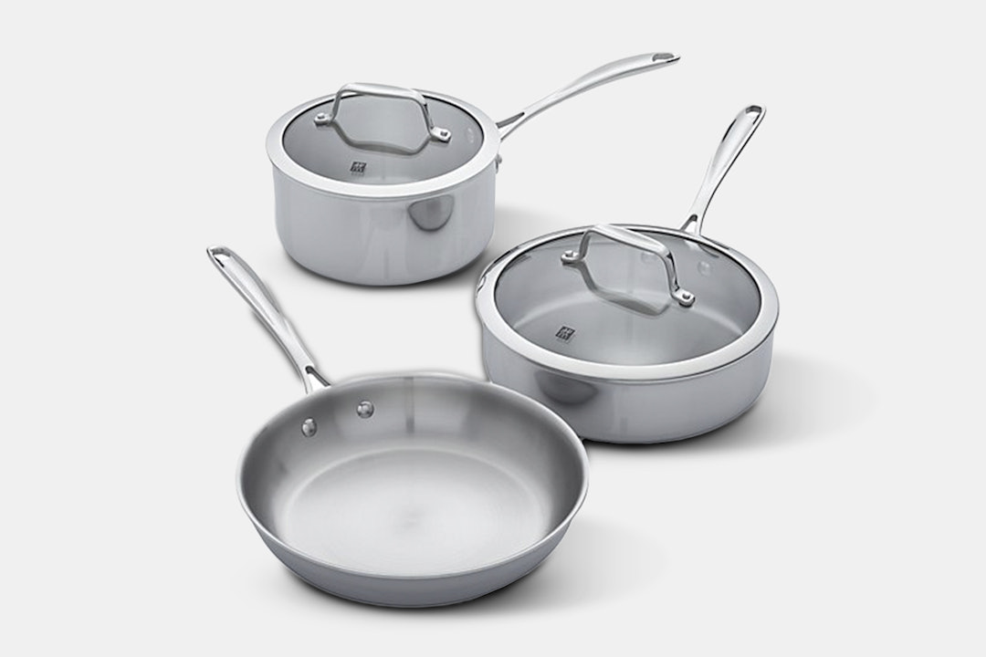 Zwilling VistaClad Stainless Steel 5pc Cookware Set